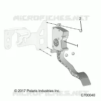 ENGINE, PEDAL DEL ACELERADOR