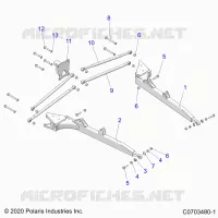 SUSPENSION TRASERA CONTROL ARMS