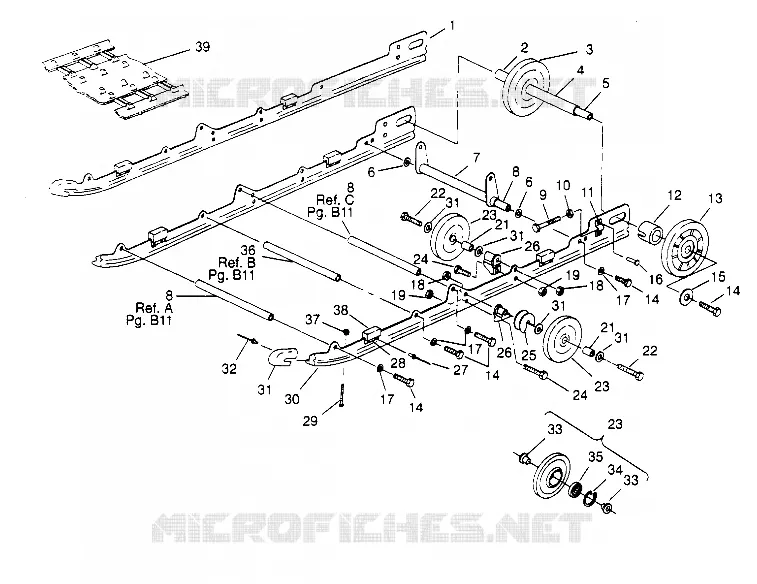 CONJUNTO DE SUSPENSIÓN SPORT TOURING 0950243 AND  EUROPEAN SPORT TOURING E9502 (4928822882B013)