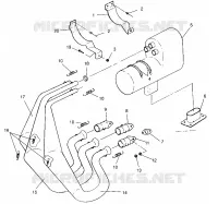 SISTEMA DE ESCAPE Storm 0965782, Storm SKS 0965582, Euro Storm E965782, Euro S (4931593159C012)