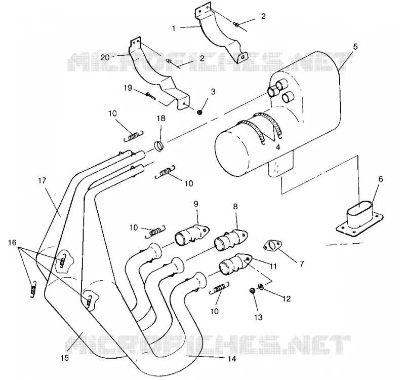 SISTEMA DE ESCAPE Storm 0965782, Storm SKS 0965582, Euro Storm E965782, Euro S (4931593159C012)