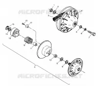 accionado de embrague Trail Boss W97AA25C (4940574057B012)