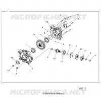 TREN, REAR GEARCASE INTERNALS