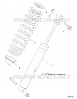 SUSPENSION, SHOCK TRASERO MOUNTING