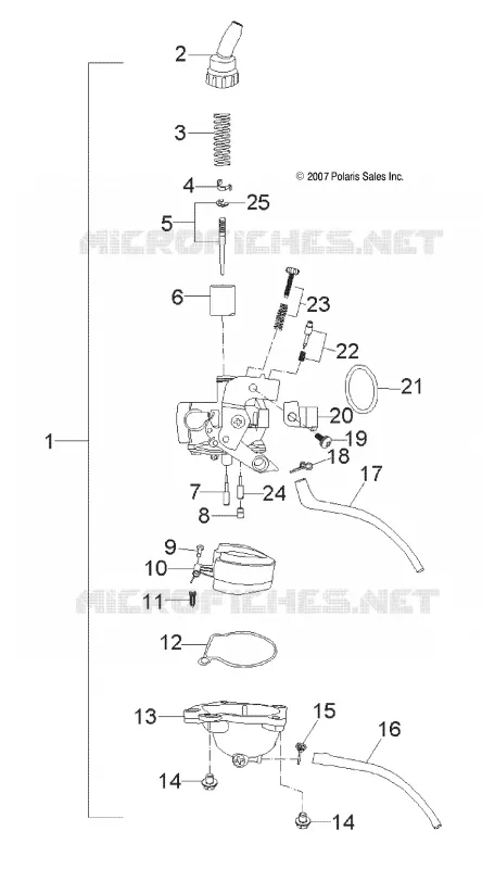 MOTOR, CARBURADOR