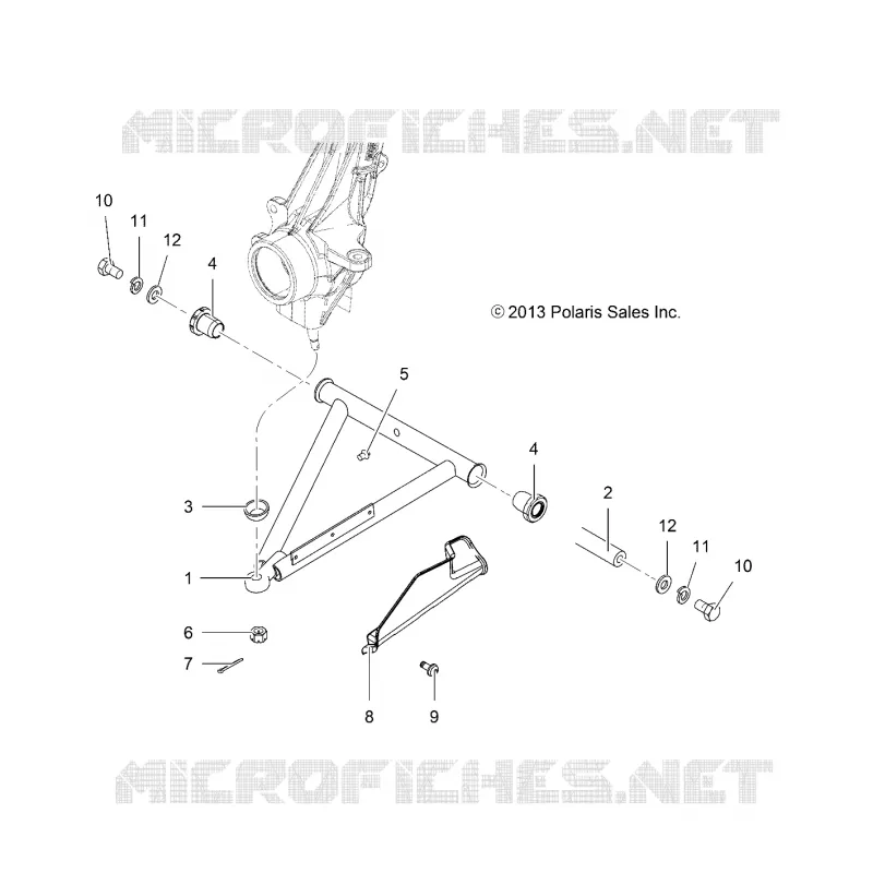 SUSPENSION, A-ARM and PUNTAL MOUNTING