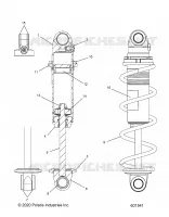 SUSPENSION, CHOQUE FRONTAL TRACK, MONOTUBE 7045530
