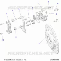 BRAKES, PINZA FRENO TRASEIRA