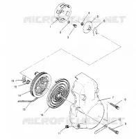 ARRANQUE DE RETROCESO ASSEMBLY  440 XCR SP X951660 (4932833283D003)