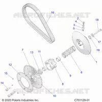 TREN, SECONDARY CLUTCH/BELT