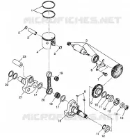 PISTÓN Y CIGÜEÑAL BIG BOSS 6X6 400L W97AE38A (4940814081D006)