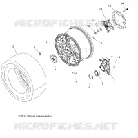 RUEDAS, REAR and HUB