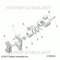 FRENO TRASERO CALIPER