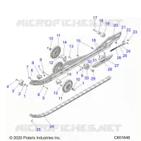 SUSPENSION, RAIL BEAM LH/RH