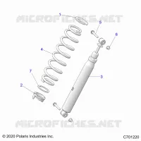 SUSPENSION, CHOQUE FRONTAL MOUNTING