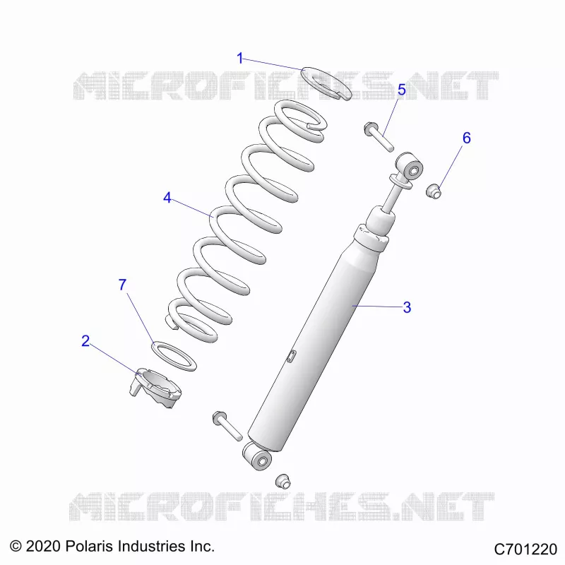 SUSPENSION, CHOQUE FRONTAL MOUNTING