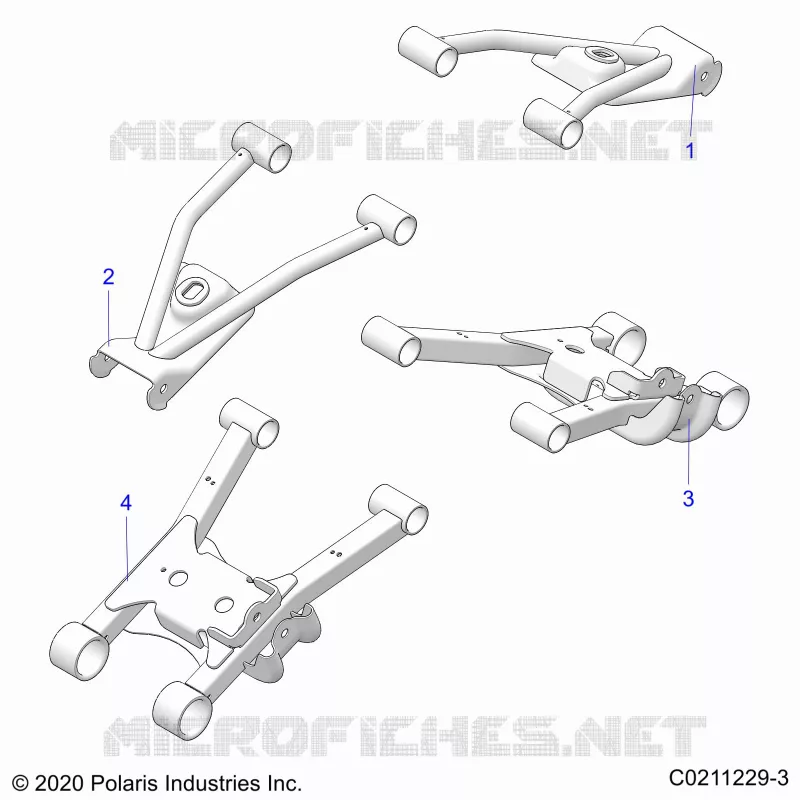 SUSPENSION TRASERA CONTROL ARMS