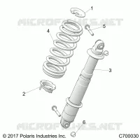 SUSPENSION TRASERA SHOCK MOUNTING