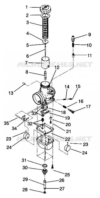 CARBURADOR 600 XCR 0961676 AND EUROPEAN 600 XCR E961676 (4932123212C011)