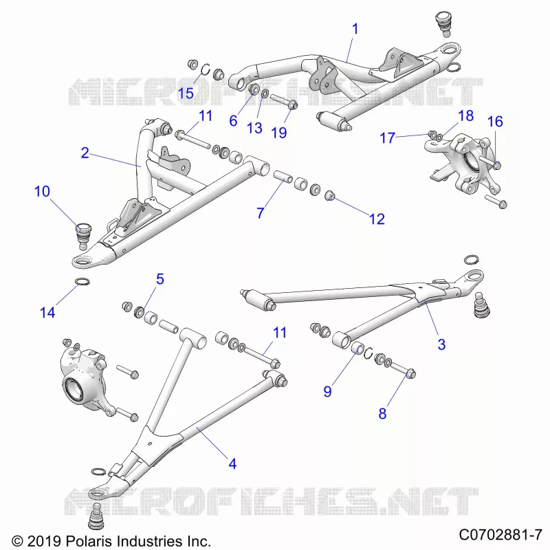 SUSPENSIÃ“N DELANTERA CONTROL ARMS