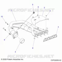 ENGINE, SISTEMA DE ESCAPE, HEADPIPE AND RELATED