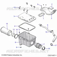 ENGINE, TOMA DE AIRE SYSTEM