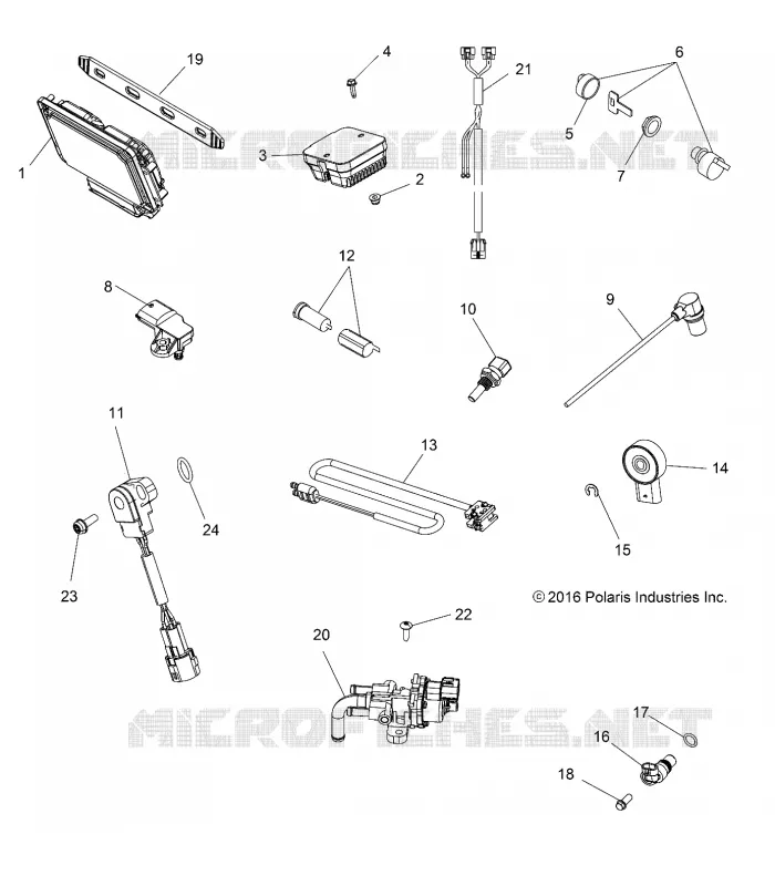 ELECTRICA, SWITCHES, SENSORS, ECU AND CONTROL MODULES