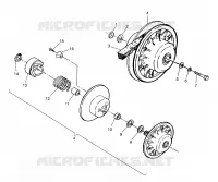 accionado de embrague ASSEMBLY Scrambler W957840 (4927252725C002)