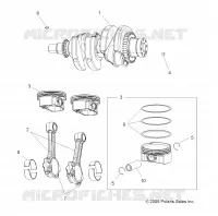 MOTOR, CIGUEÑAL AND PISTÓN