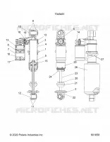 SUSPENSION, CHOQUE FRONTAL TRACK