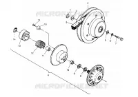accionado de embrague ASSEMBLY Sport 400L W948540 (4927232723B011)