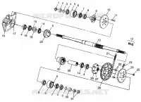 MEDIO TRANSMISION MAGNUM 6X6 W97AE42A AND SWEDISH MAGNUM 6X6 S97AE42E (4940754075C004)