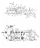FRENO AND CADENACASE ALL SWEDISH SNOWMOBILES LESS SUPERTRAK, WIDETRAK   LITE (4922482248001A)