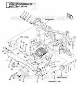 ENGINE AND SOPORTE ESCAPE (4911991199008A)