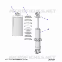 SUSPENSION, CHOQUE FRONTAL TRACK