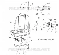 IZQUIERDA asiento de cubo ajustable