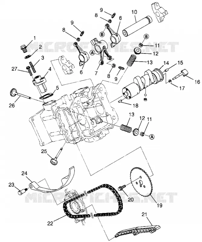 ESCAPE DE ADMISION  Scrambler 500 W97BC50A (4943074307D005)