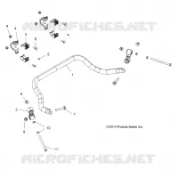 SUSPENSION, PARTE TRASERA BARRA ESTABILIZADORA