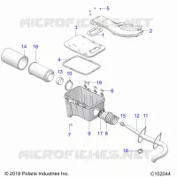 ENGINE, TOMA DE AIRE SYSTEM