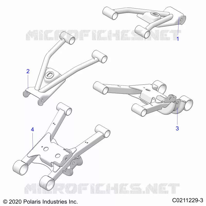 SUSPENSION TRASERA CONTROL ARMS
