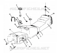 ASIENTO GAS/TANK ASSEMBLY Sport GT (4921282128007A)