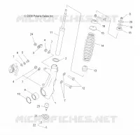SUSPENSION, PUNTAL DELANTERO