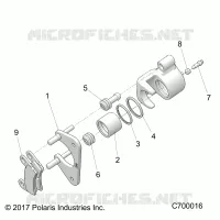 FRENO TRASERO CALIPER