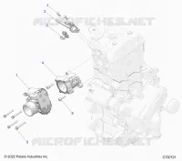 ENGINE, CUERPO DE MARIPOSA AND FUEL RAIL
