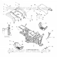 TRASERO CAB, ASIENTO AND BASTIDOR
