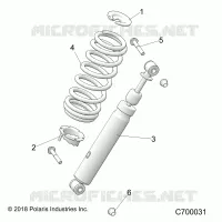 SUSPENSION, CHOQUE FRONTAL MOUNTING