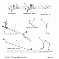 ELECTRICA, WIRE HARNESSES, HOOD/JUMPERS, GPS