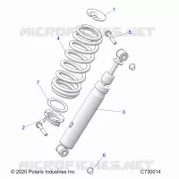 SUSPENSION, CHOQUE FRONTAL MOUNTING
