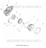 MOTOR, STATOR AND VOLANTE