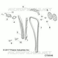 LA CADENA DE LEVAS AND TENSIONER